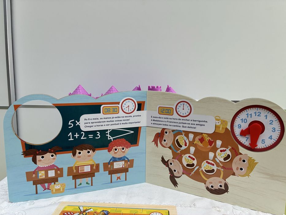 Clementoni Learning Set for Telling Time436415323691427842