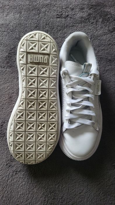 Кросівки-кеди жіночі Puma Suede Mayu St White. Б/В, розмір 39-25 см.