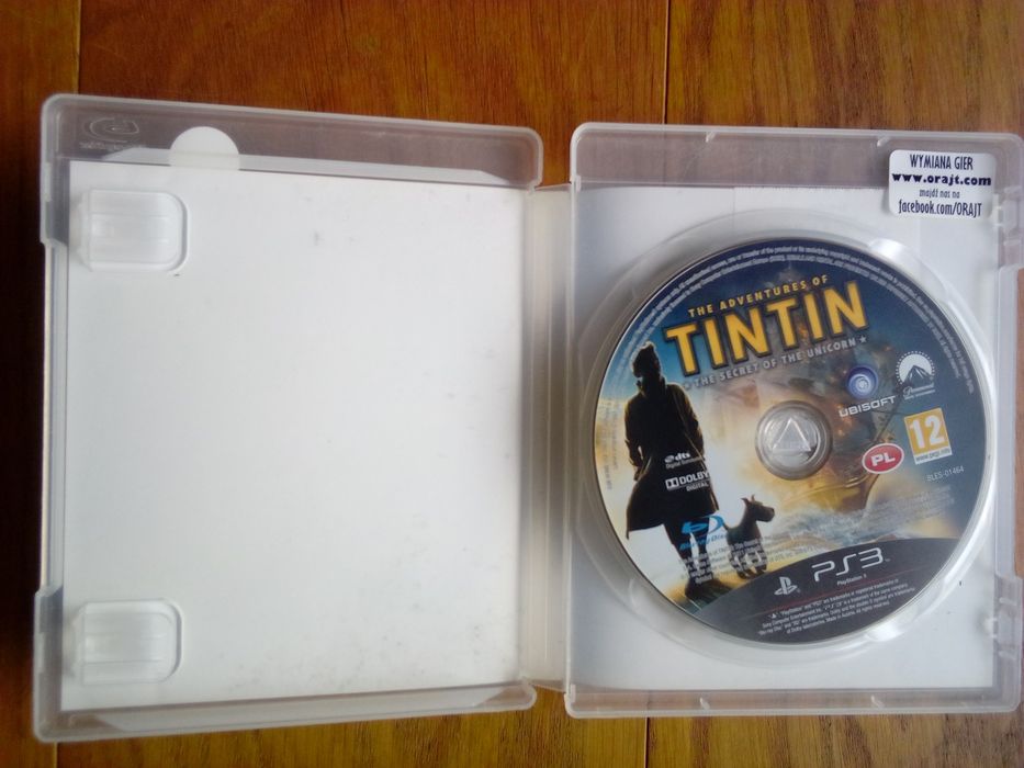 PS3 Przygody Tintina