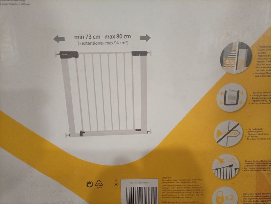 Grade proteção crianças / Barrera proteção crianças