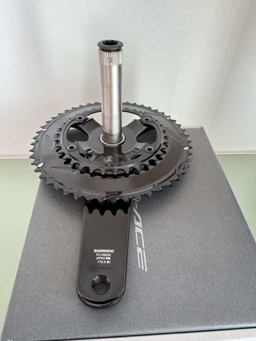 Pedaleiro Shimano Dura Ace FC-R9200 12v. + BB-R9100 BSA - novos