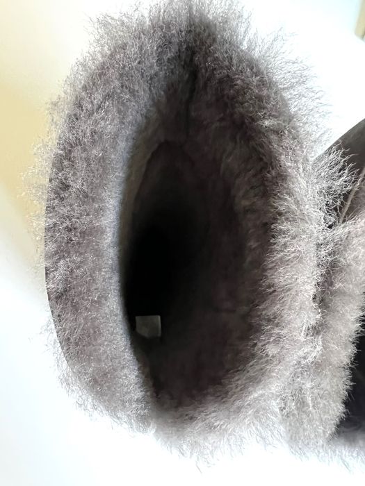 Emu Alba NOWE śniegowce kozaki botki wełna merino skóra zamszowa owcza