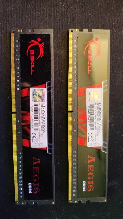 G.Skill Aegis DDR4 16GB (8GBx2) 3000MHz