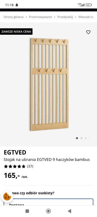 Stojak na ubrania/ wieszak