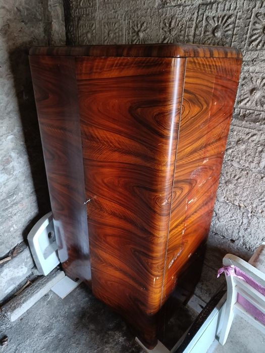 Szafa lite drewno gięte art deco