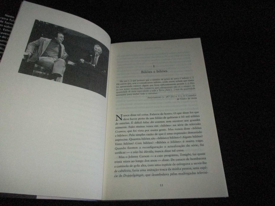 Livro Biliões e Biliões Carl Sagan Gradiva