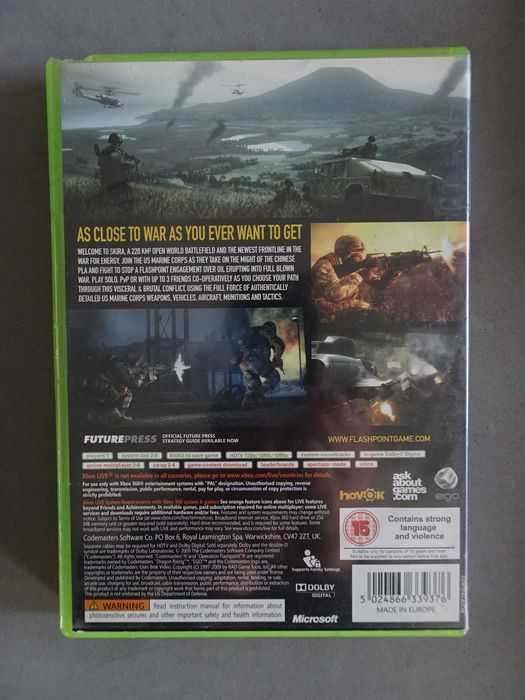 Jogo X-Box XBOX 360 - Operation Flashpoint Dragon Rising