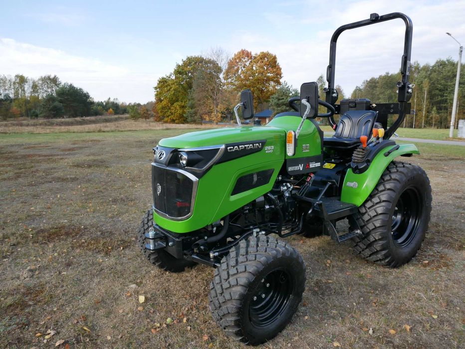 Traktorek silnik Mitsubishi 3 cylindry 25KM WOM CAPTAIN homologacja PL