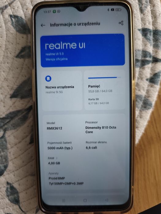 Smartfon realme 9i 5G