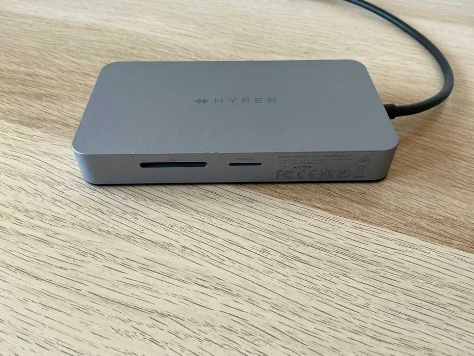 HyperDrive Dual HDMI 10-in-1 USB-C Hub Dock - HDM1H - MacBook