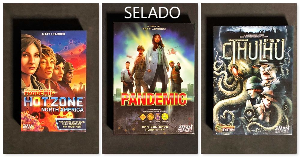 JOGO de tabuleiro [desde 18€] Pandemic HotZone Reign of Cthulhu INGLÊS