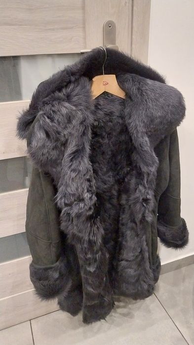 Futro naturalne z  Lamy. Przepiękne:) OKAZJA !