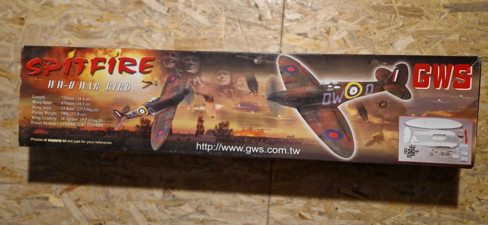 ME -109 i Spitfire depronowe model Rc f-my GWS