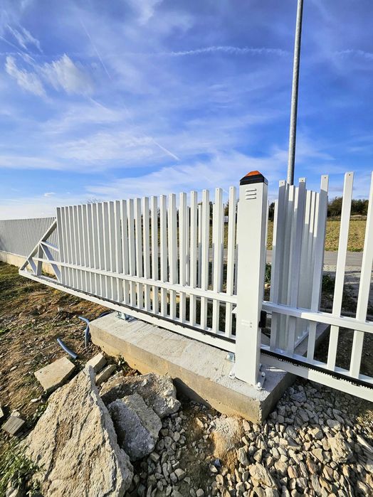 OGRODZENIE palisadowe nowoczesne żaluzja grzebieniowe BRAMA AUTOMAT