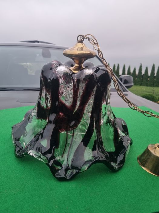 Szkło Murano/Włochy lampa  - grube szkło artystyczne