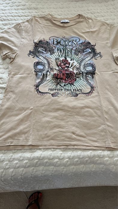 T Shirt oversized BERSHKA XS