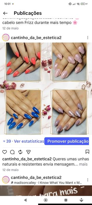 Unhas e acrílico