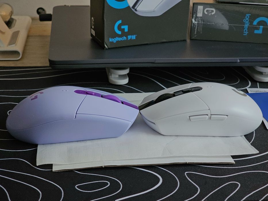 Logitech G305/304 Бездротова комп'ютерна мишка purple/white/black/blue