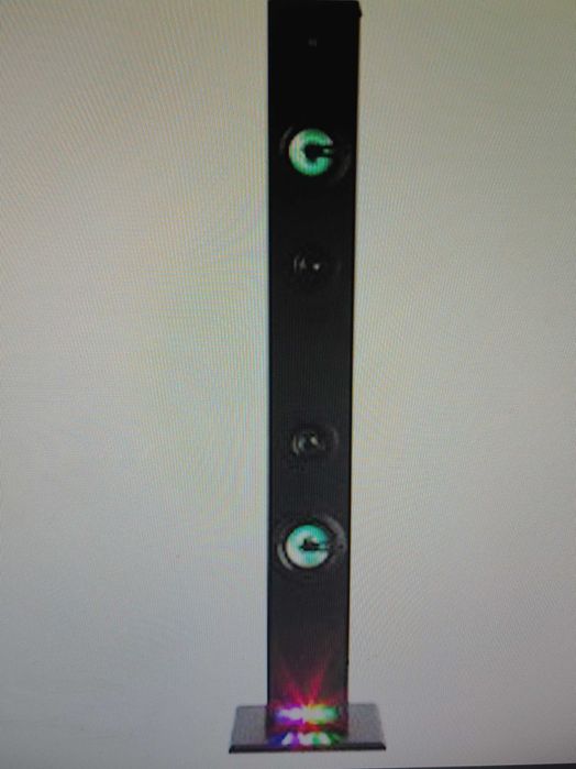 Głośnik stojący bluetooth Hykker,,pilot,, migające światła. LED