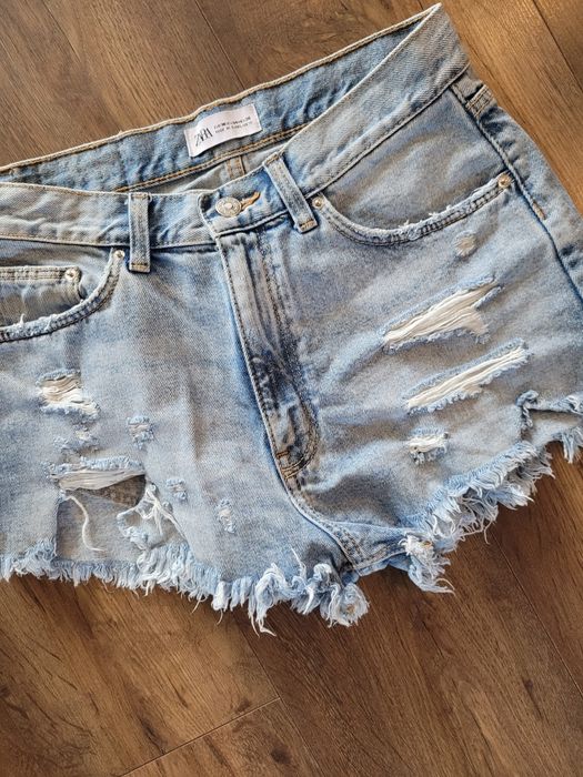 Spodenki jeansowe szorty Zara