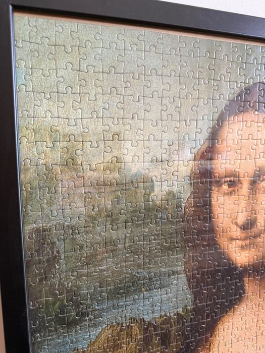 Puzzle 1000 com moldura, Mona Lisa