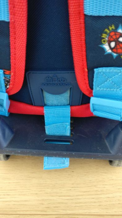 Mochila pré-escolar com trolley Spiderman