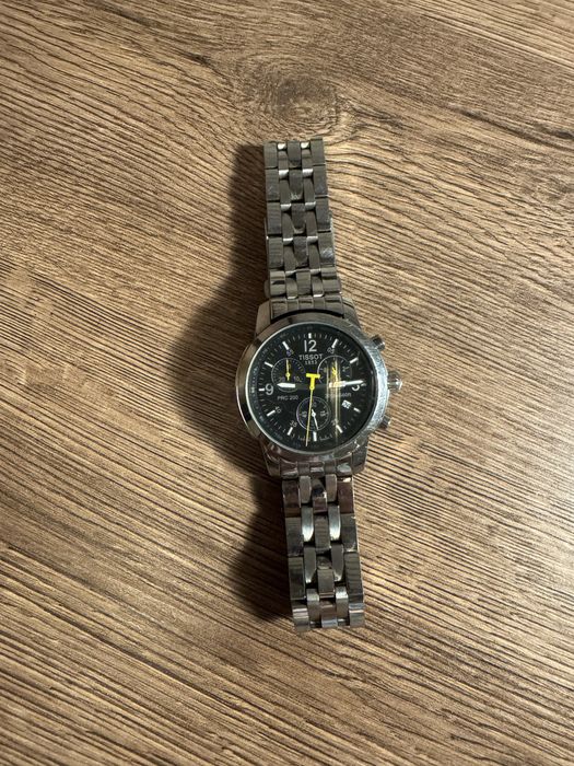 Zegarek Tissot PRC 200 Chronograph Czarny/Stal nierdzewna  Ø40 mm