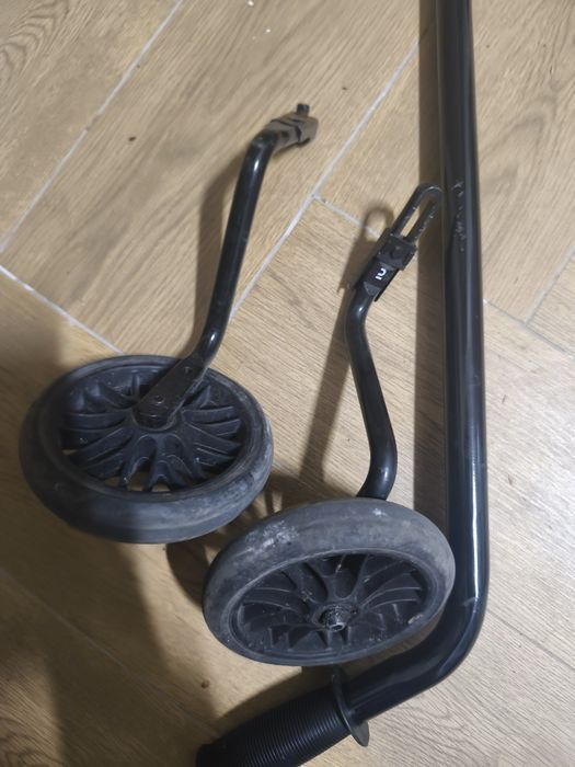 Kółka boczne i rączka do nauki jazdy na rowerze Decathlon