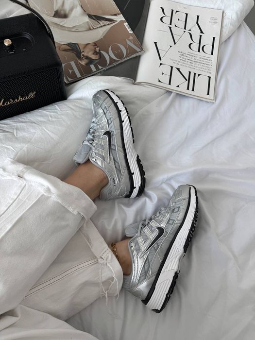 Кросівки Кроссовки Nike P-6000 Silver White Кросовки демісезон