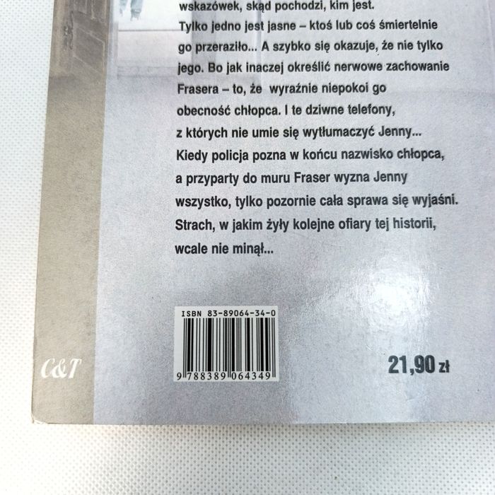Więzy strachu Margaret Murphy książka thriller kryminał raz przeczytan