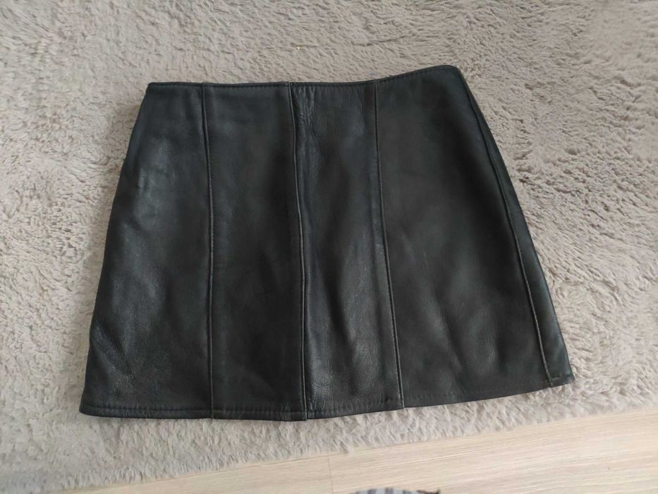 Spódnica skórzana mini Vera Pelle