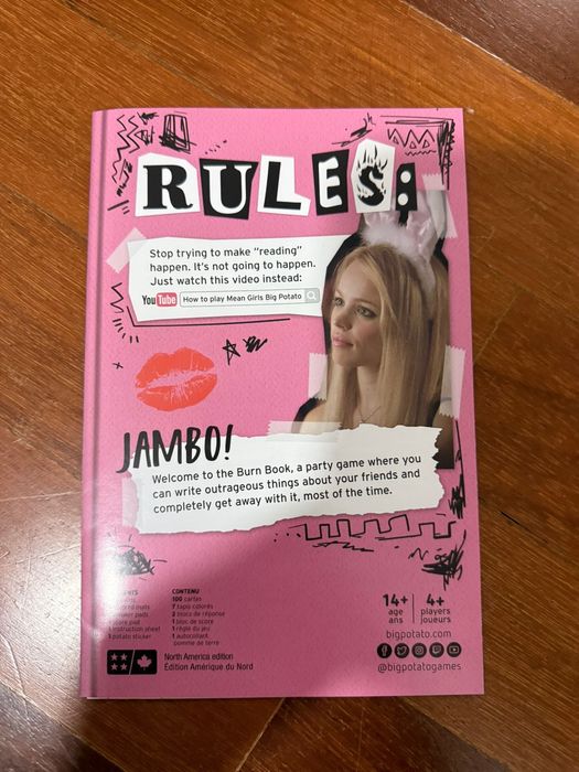 jogo burn book novo