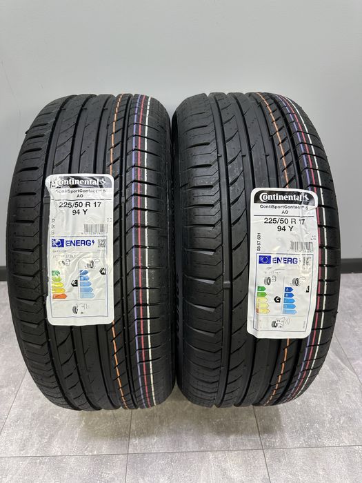 Нові літні шини Continental ContiSportContact5 225/50 R17 94Y AO