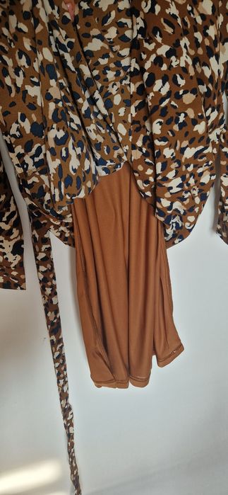 Wiosenna sukienka Sofia w centki z paskiem JDY r. XS /S