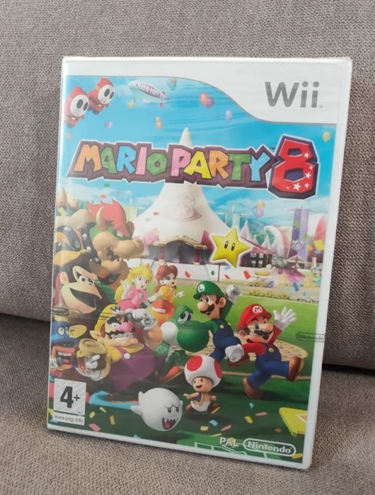 Super Mario Galaxy Wii & Mario Party 8 Selados