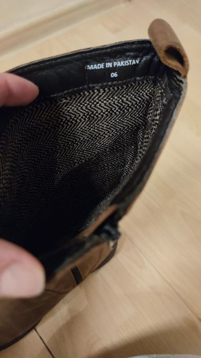 Brakeburn botki oficerki kozaki nowe nubuk skóra naturalna camel 5 38