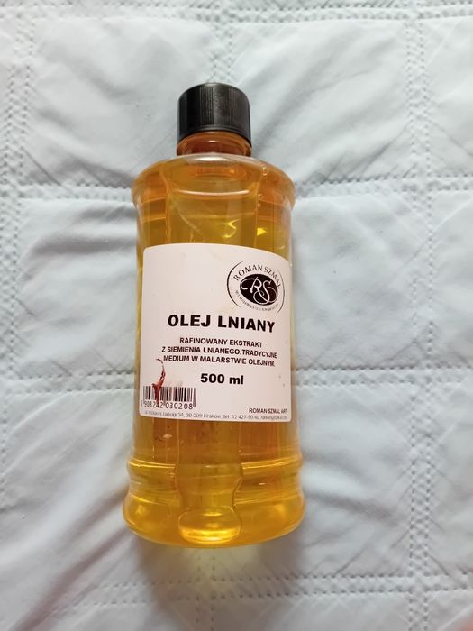 Olej lniany, medium w malarstwie