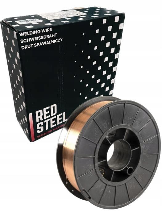 drut spawalniczy do stali sg2 g3si1 fi 0,8mm 5kg d200 mig mag redsteel