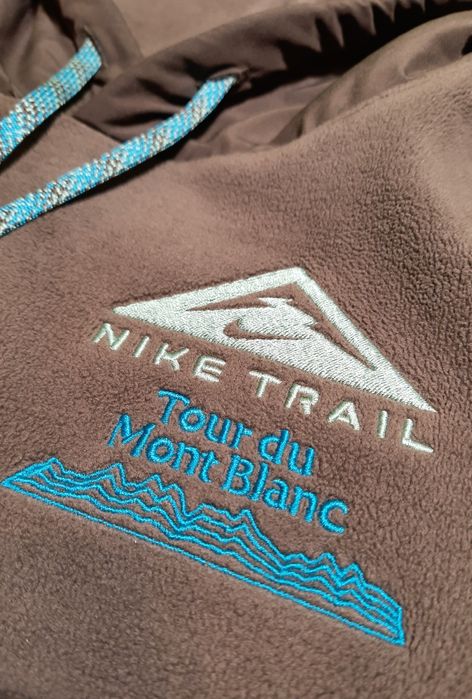 Bluza Nike Trail S Brązowa z Kapturem