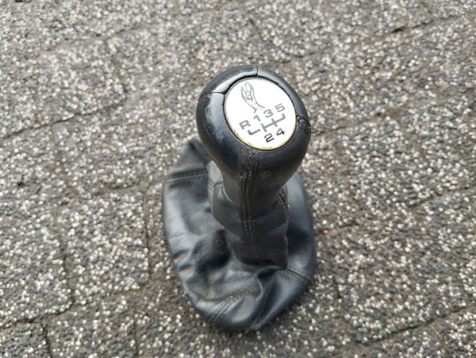 Skórzany mieszek gałka Vw Golf III Rolling Stones oryginał