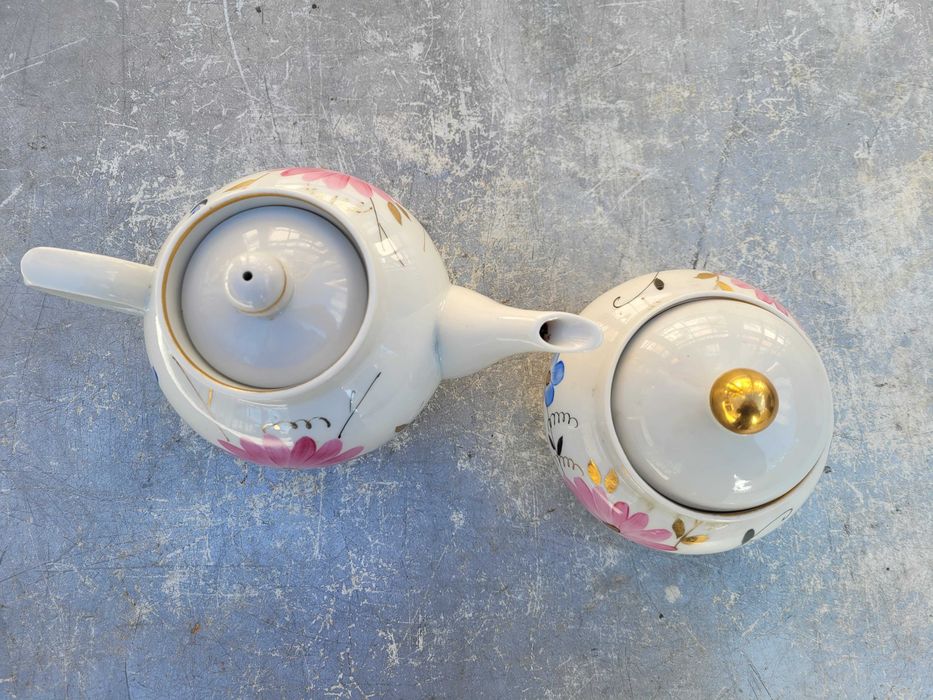 Сахарница  фарфор Дулево ссср