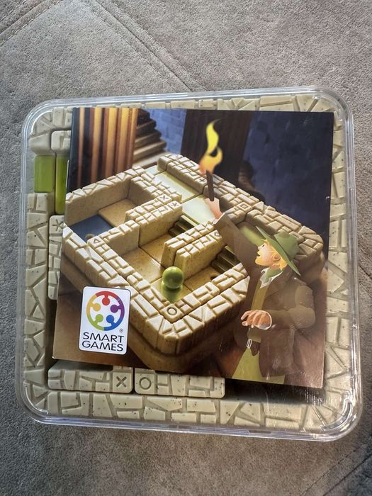 Настільна логічна гра лабіринт, smart games храм-пастка, лабиринт