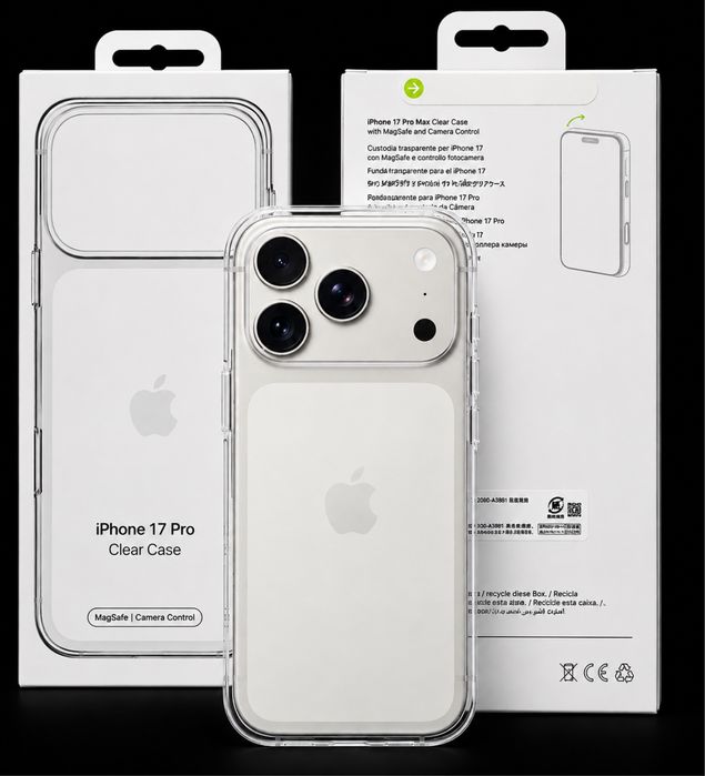 Чехол Apple Clear Case with MagSafe  iphone 17 series