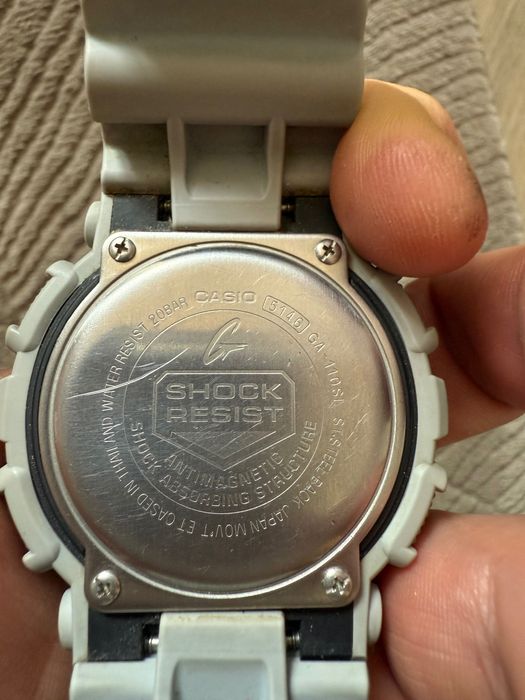 Trzy zegarki CASIO G-SHOCK.
