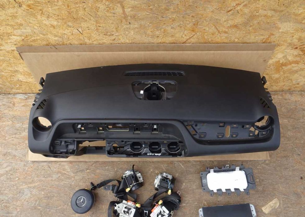 Kit de airbags, cintos de segurança e tablier para Mercedes GLA