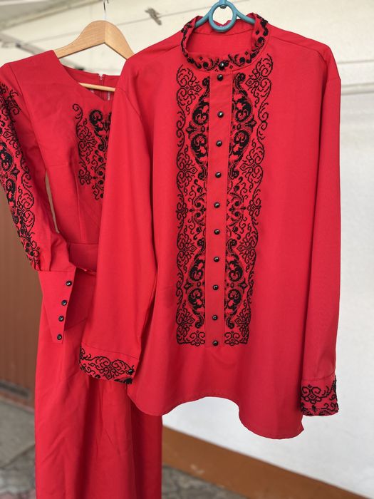 Вишиванка, ручна робота, комплект вишитий для пари