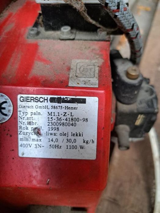 Palnik olejowy GIERSCH M1,1-Z-L. 400KW