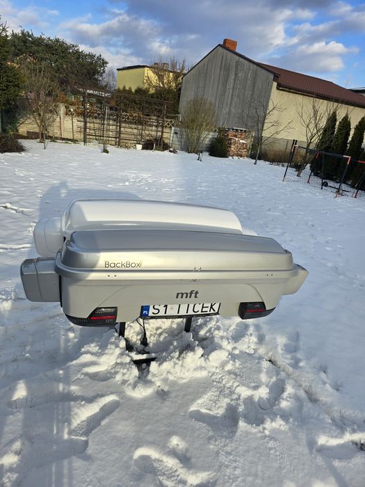 Kufer box na narty na hak mft