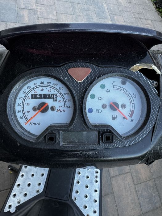 Skuter motorower Romet 747, 2008 rok, 50 cm³, mocniejszy