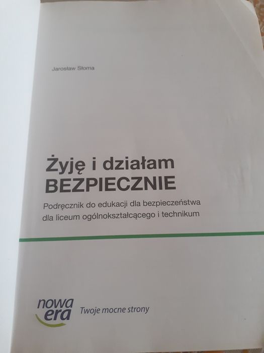 Żyje i działam bezpiecznie klasa 1